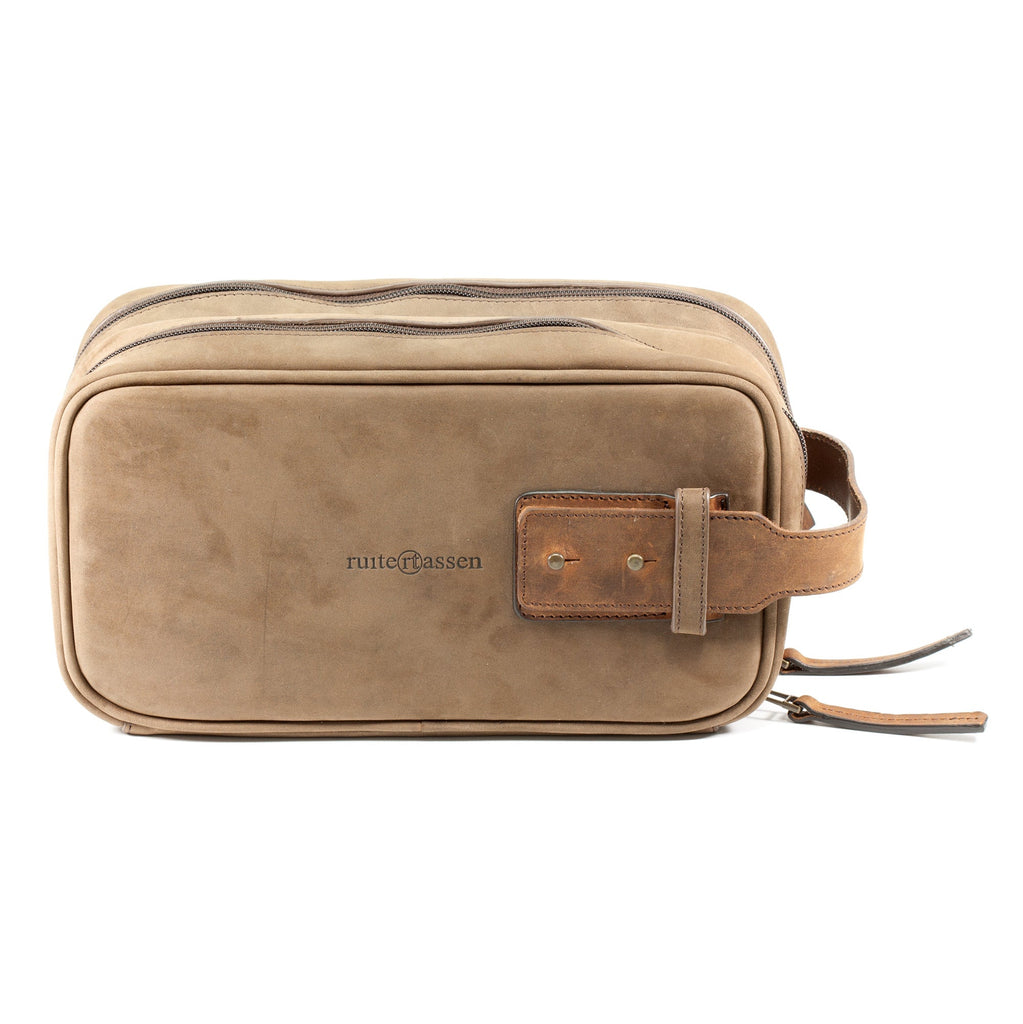 Ruitertassen Leisure Leather Toiletry Bag, Ranger Brown Toiletry Bag Ruitertassen 