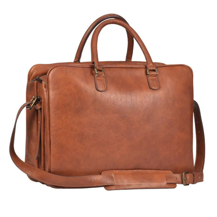 Ruitertassen Soft 4021 Leather Briefcase, Brown Leather Briefcase Ruitertassen 