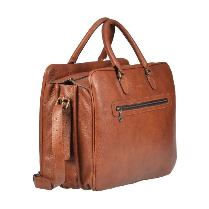 Ruitertassen Soft 4021 Leather Briefcase, Brown Leather Briefcase Ruitertassen 