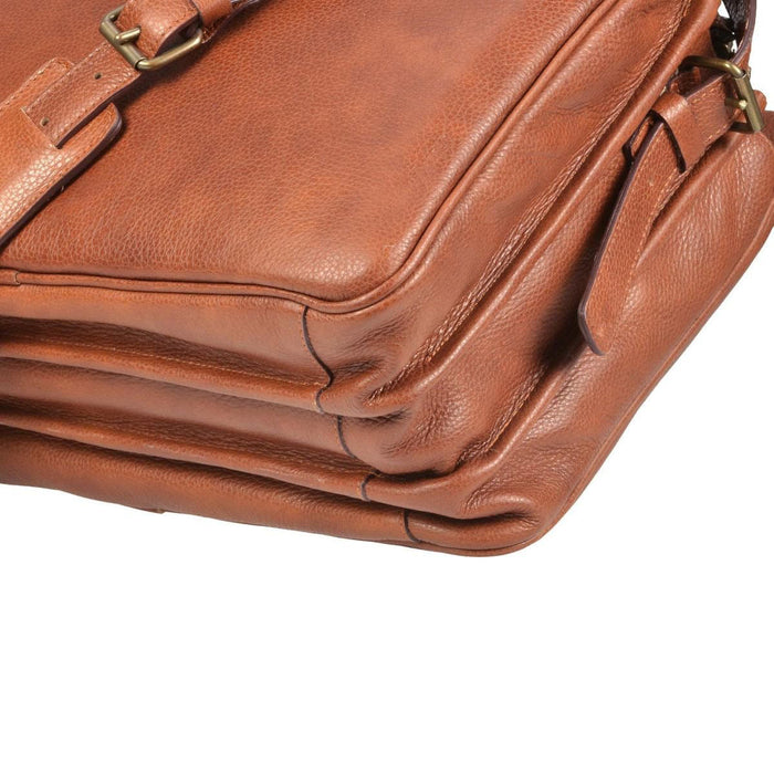 Ruitertassen Soft 4021 Leather Briefcase, Brown Leather Briefcase Ruitertassen 