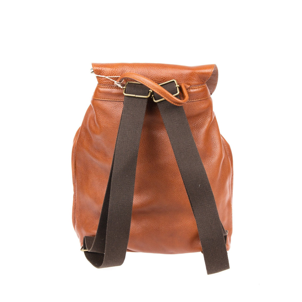 Ruitertassen Soft Leather Backpack, Cognac Backpack Ruitertassen 