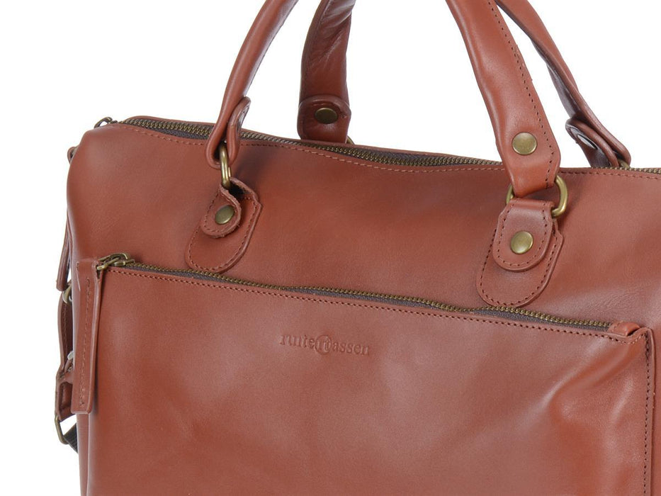 Ruitertassen 4051 Leather Messenger Bag, Brown Leather Messenger Bag Ruitertassen 