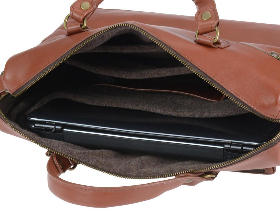 Ruitertassen 4051 Leather Messenger Bag, Brown Leather Messenger Bag Ruitertassen 