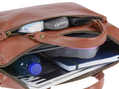 Ruitertassen 4051 Leather Messenger Bag, Brown Leather Messenger Bag Ruitertassen 
