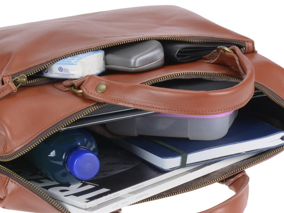 Ruitertassen 4051 Leather Messenger Bag, Brown Leather Messenger Bag Ruitertassen 