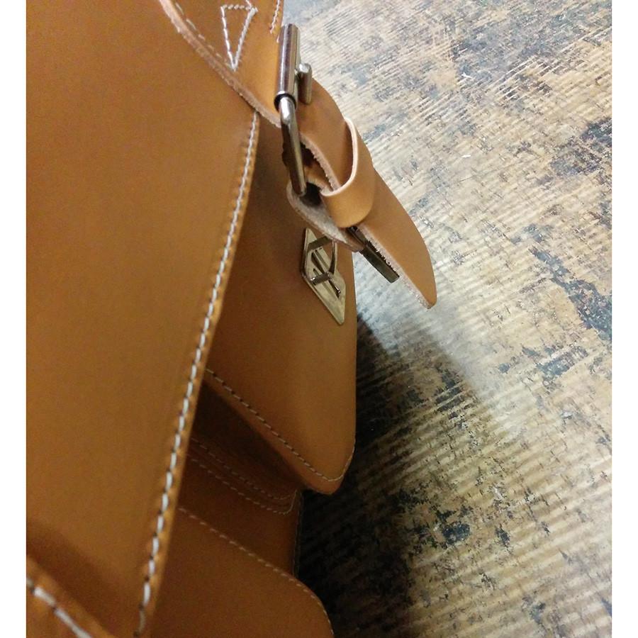 Ruitertassen Classic 2131 Leather Messenger Bag, Natural Leather Bag Ruitertassen 