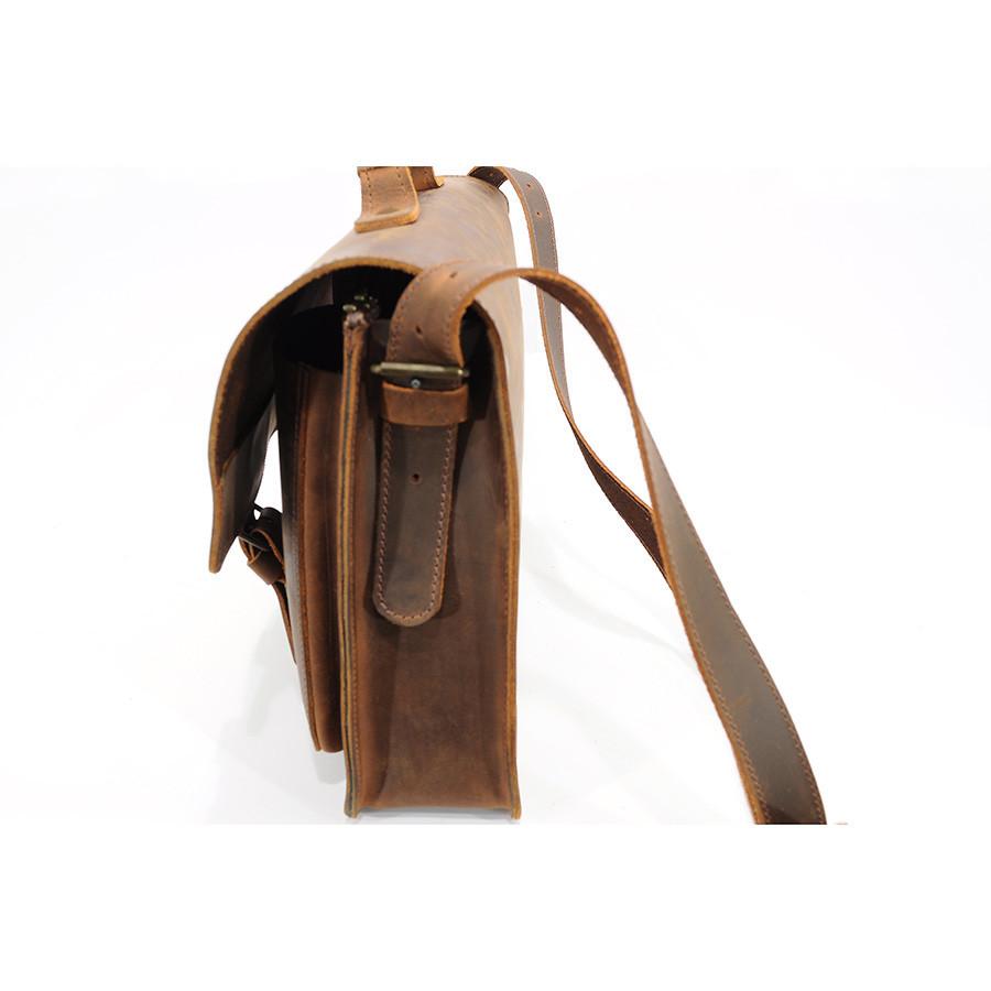 Ruitertassen Classic 2131 Leather Messenger Bag, Ranger Brown Leather Bag Ruitertassen 