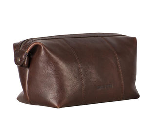 Leonhard Heyden Roma Toiletry Kit, Brown Leather Toiletry Bag Leonhard Heyden 
