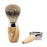 Muhle Kosmo 3-Piece Shaving Set with Safety Razor and Silvertip Badger brush, Olivewood Shaving Kit Discontinued 