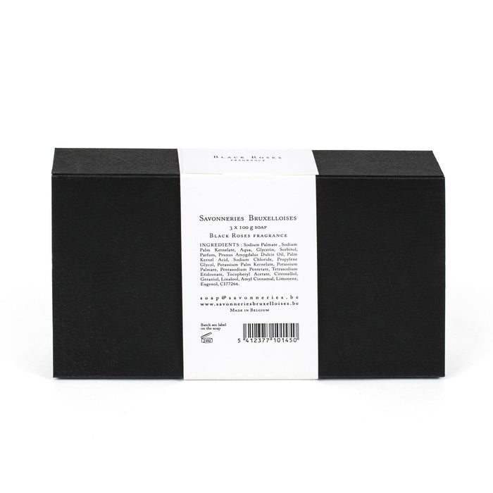 Savonneries Bruxelloises Exclusive Box, Black Roses Body Soap Savonneries Bruxelloises 