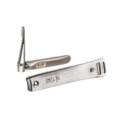 Seki Edge Craftsman 2-Piece Luxury Grooming Kit, Black Leather Zip Case Manicure Set Seki Edge 