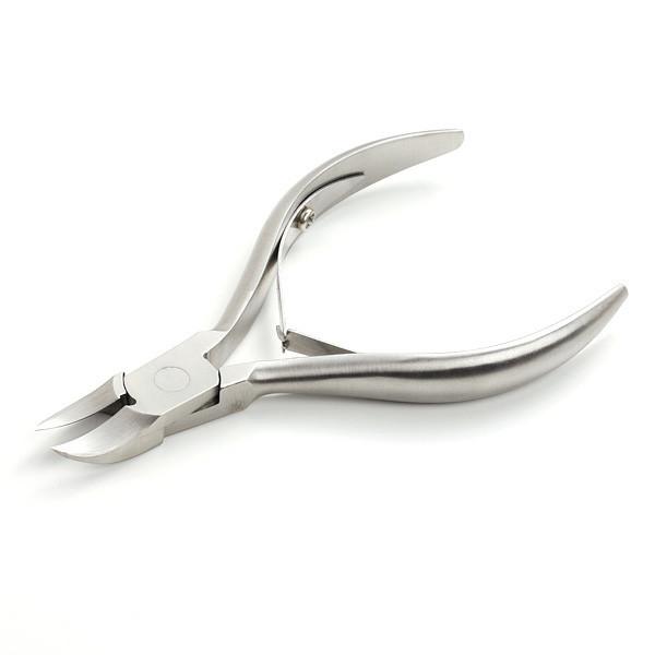 12 Pcs Slanted Edge Nail Clippers Metal Side Cuticle Clippers for