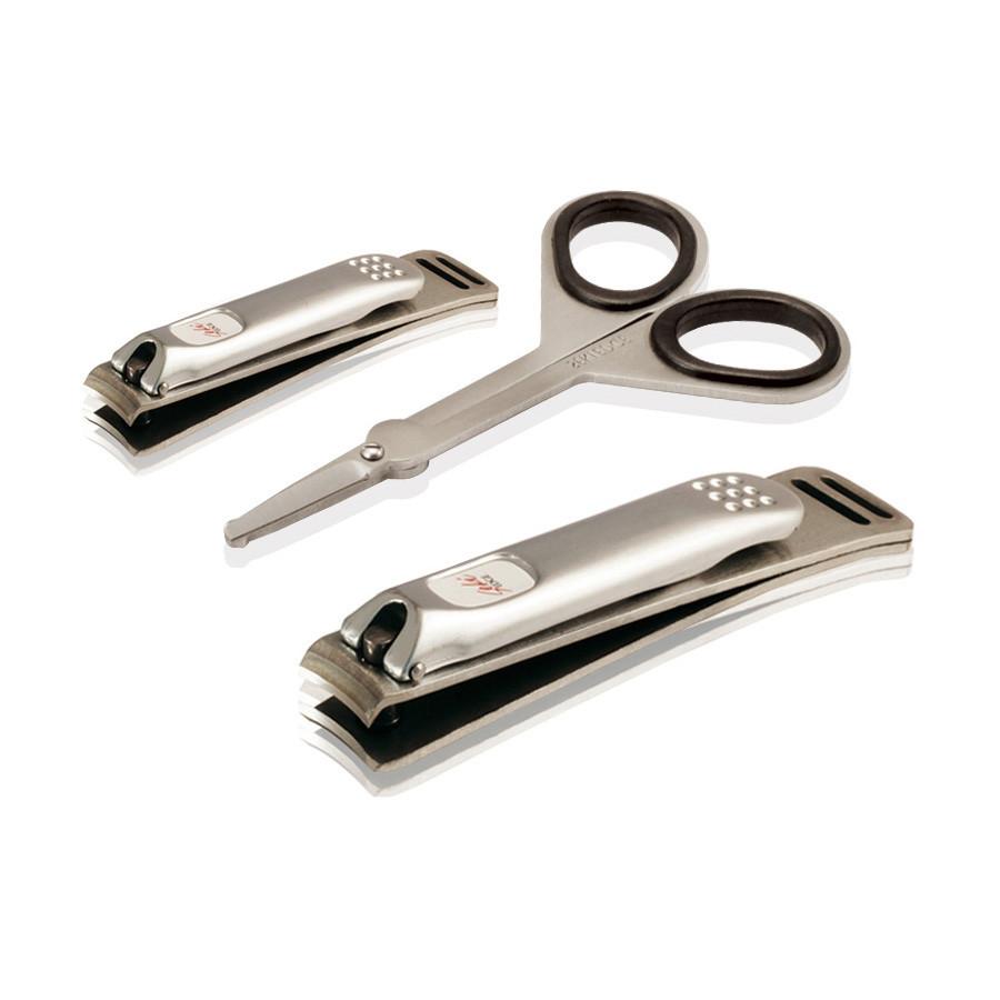 Seki Edge 3 Piece Stainless Steel Men s Premium Grooming Kit Black Zi Fendrihan