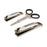 Seki Edge 3-Piece Stainless Steel Men's Premium Grooming Kit, Black Zip Case Manicure Set Seki Edge 