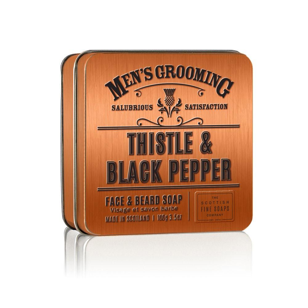 Scottish Fine Soaps Thistle and Black Pepper Face & Beard Soap Facial Care Scottish Fine Soaps 