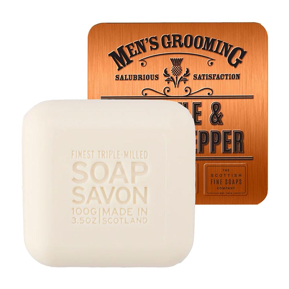 Scottish Fine Soaps Thistle and Black Pepper Face & Beard Soap Facial Care Scottish Fine Soaps 