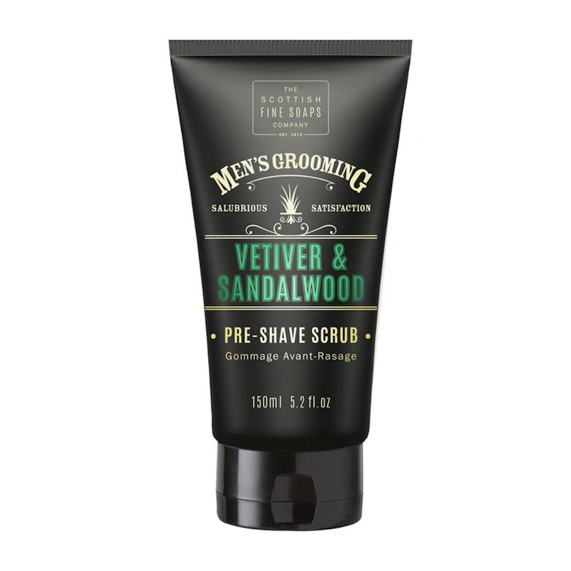 Scottish Fine Soaps Vetiver & Sandalwood Pre-Shave Scrub Pre Shave Scottish Fine Soaps 