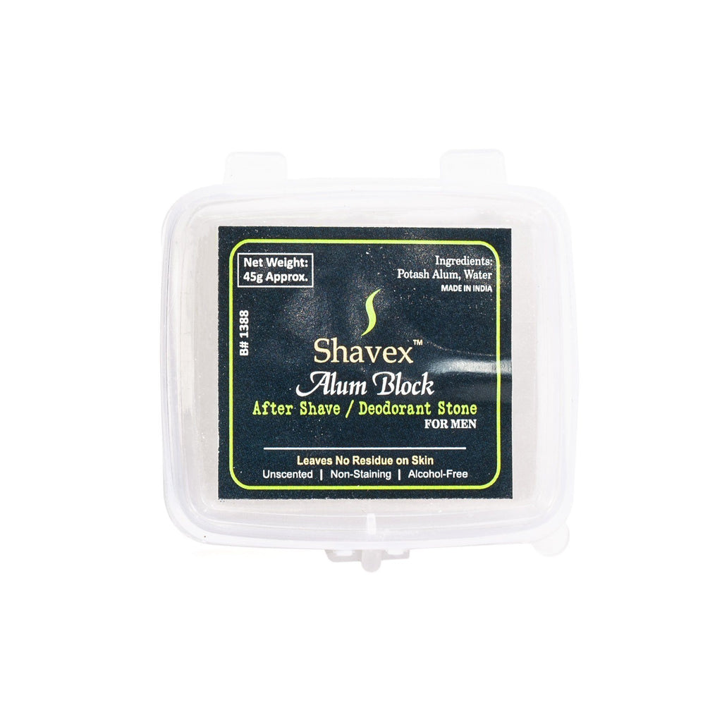 Shavex Alum Block with Storage Case, Travel Size Aftershave Remedies Other 