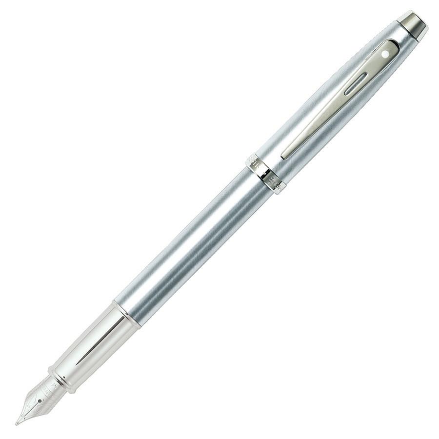 Sheaffer 100 Fountain Pen, Brushed Chrome Trim Fountain Pen Sheaffer 