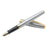 Sheaffer Sagaris Fountain Pen, Brushed Chrome Featuring Gold Tone Trim, Medium Nib Fountain Pen Sheaffer 