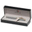 Sheaffer Sagaris Fountain Pen, Brushed Chrome Featuring Gold Tone Trim, Medium Nib Fountain Pen Sheaffer 
