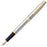 Sheaffer Sagaris Fountain Pen, Brushed Chrome Featuring Gold Tone Trim, Medium Nib Fountain Pen Sheaffer 