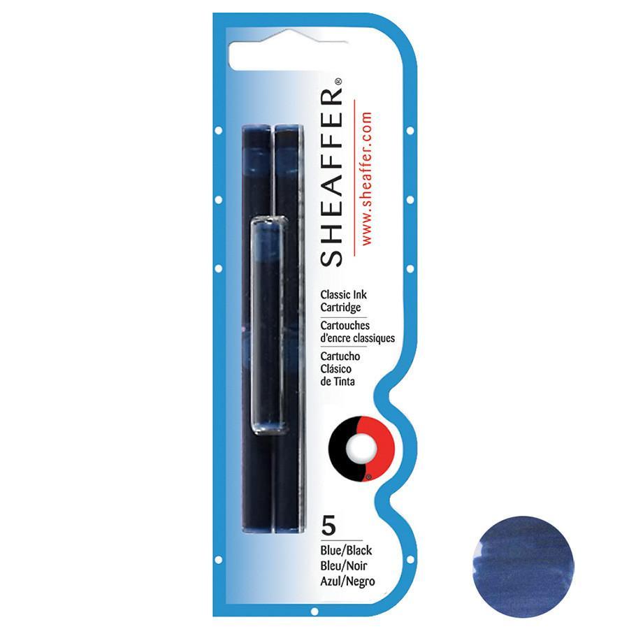 Sheaffer Skrip Fountain Pen Ink Cartridges, 5-pack Ink & Refill Sheaffer Dark Blue 