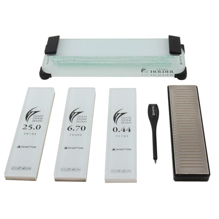 Shapton Glass Stone Seven Knife Sharpening Kit Sharpening Stone Shapton 