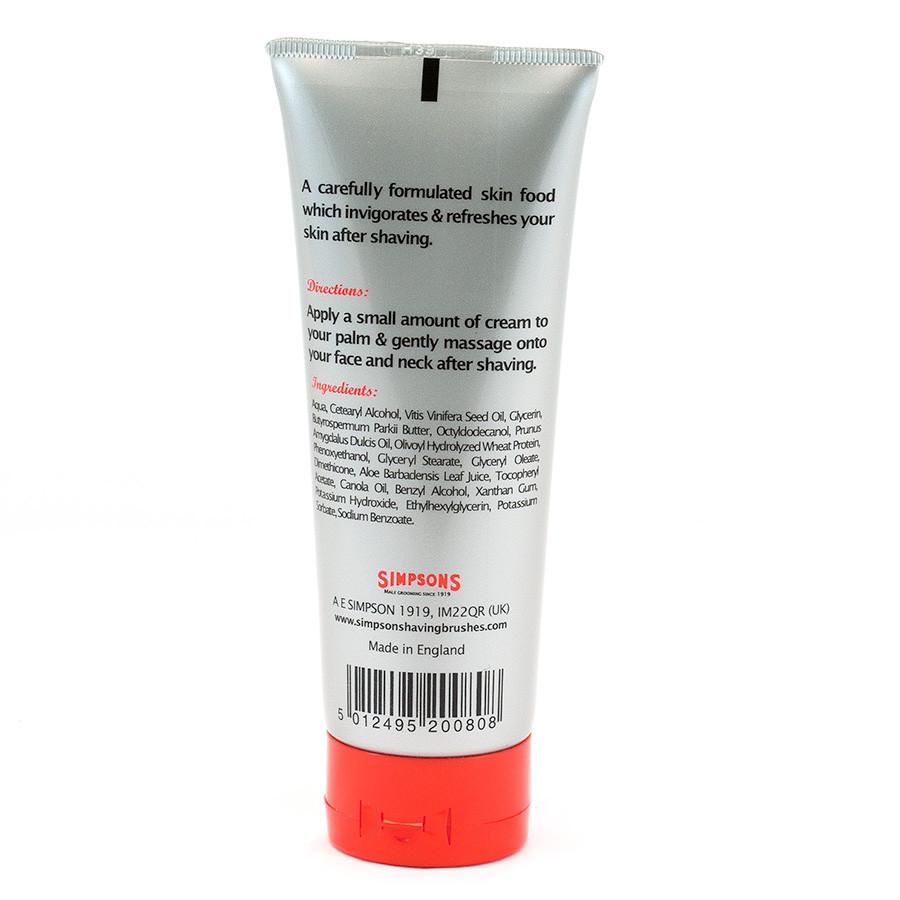 Simpsons Naturally Vitalising Skin Food Aftershave Gel Simpsons 