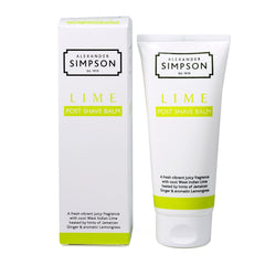 Alexander Simpson Post Shave Balm, Lime Aftershave Balm Simpsons 