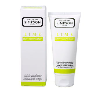 Alexander Simpson Post Shave Balm, Lime Aftershave Balm Simpsons 