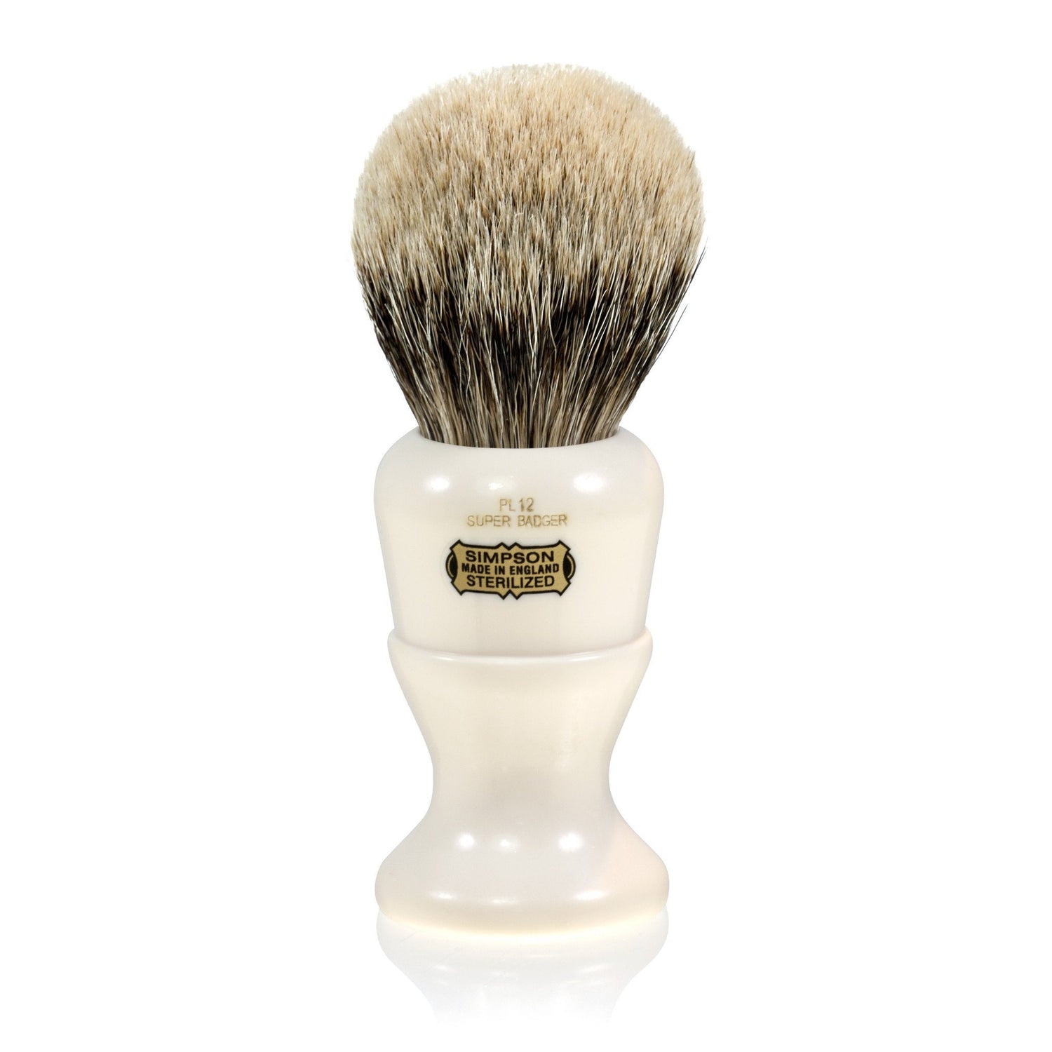 Simpsons Polo 12 Super Badger Shaving Brush Badger Bristles Shaving Brush Simpsons 