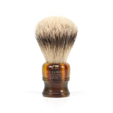 St. James of London Silvertip Badger Shaving Brush, Tortoise Badger Bristles Shaving Brush St. James of London Small 
