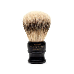 St. James of London Silvertip Badger Shaving Brush, Black Badger Bristles Shaving Brush St. James of London 