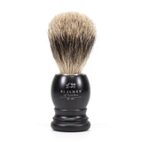 St. James of London Super Badger Shaving Brush Badger Bristles Shaving Brush St. James of London Ash (Matte Black) 