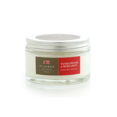 St. James of London Sandalwood & Bergamot Shave Cream Shaving Cream St. James of London Jar: 5.07 fl oz (150 ml) 