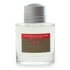 St. James of London Sandalwood & Bergamot Post-Shave Gel Aftershave St. James of London 3.4 fl oz (100 ml) 