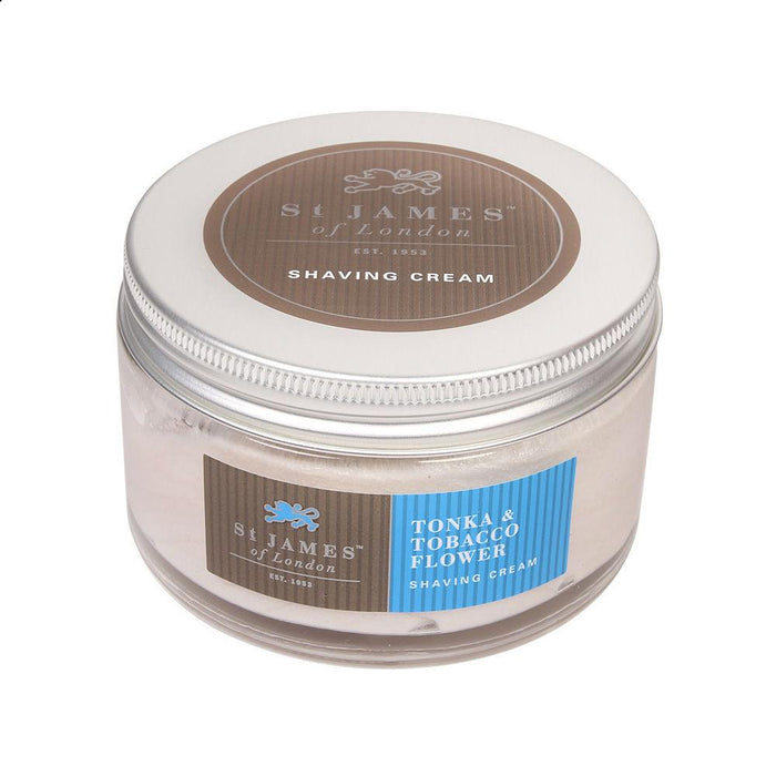 St. James of London Tonka & Tobacco Flower Shave Cream Shaving Cream St. James of London 