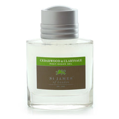 St. James of London Cedarwood & Clarysage Post-Shave Gel Aftershave St. James of London 3.4 fl oz (100 ml) 