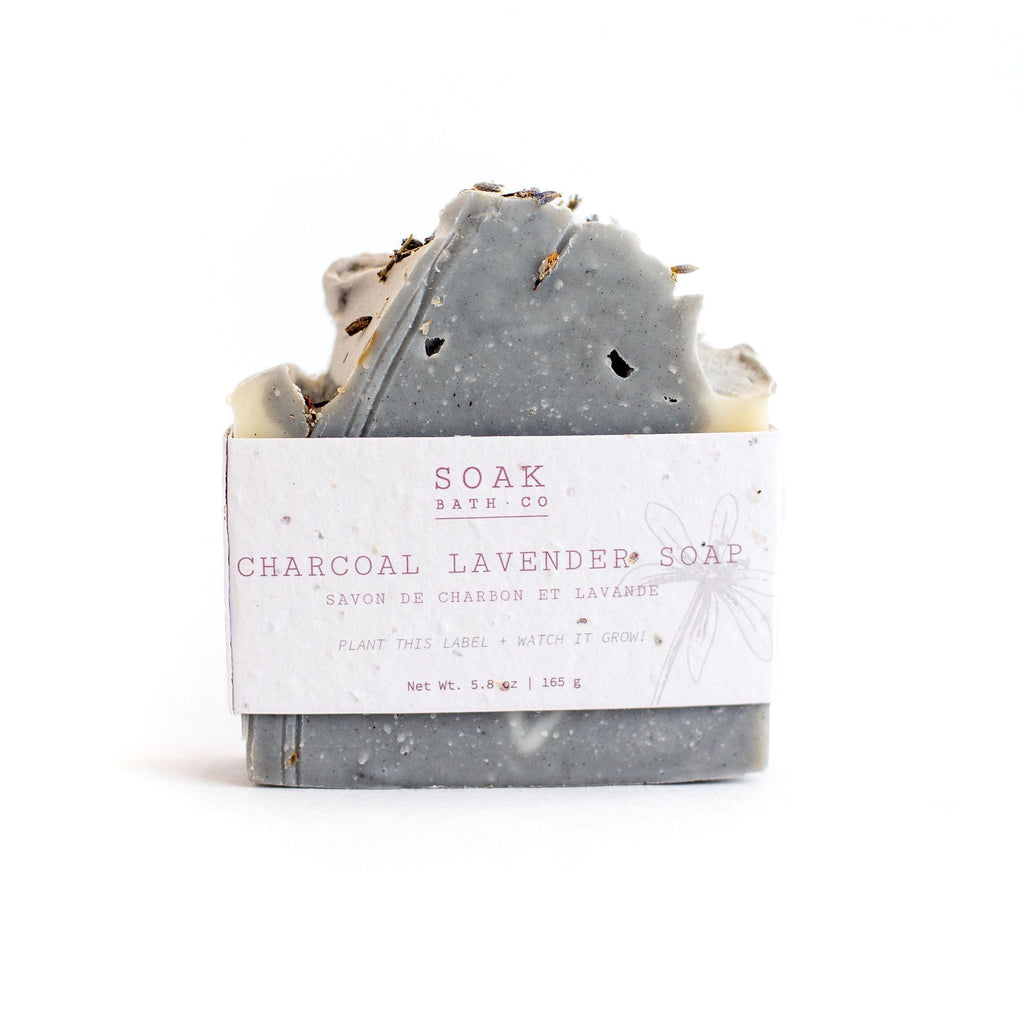 SOAK Bath Co. Soap Bar Body Soap SOAK Bath Co Charcoal Lavender 