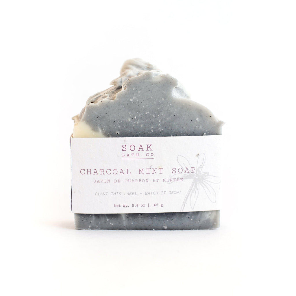 SOAK Bath Co. Soap Bar Body Soap SOAK Bath Co Charcoal Mint 