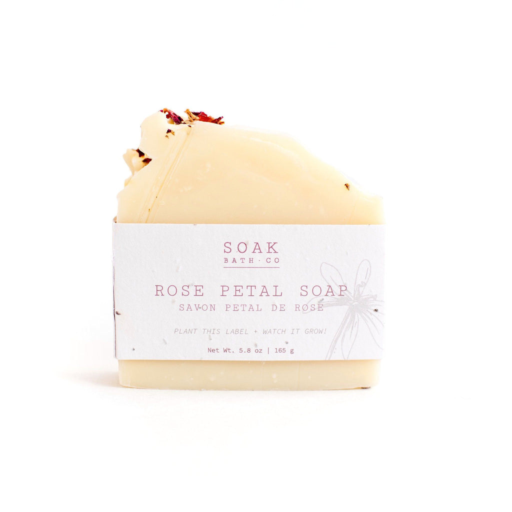 SOAK Bath Co. Soap Bar Body Soap SOAK Bath Co Rose Petal 