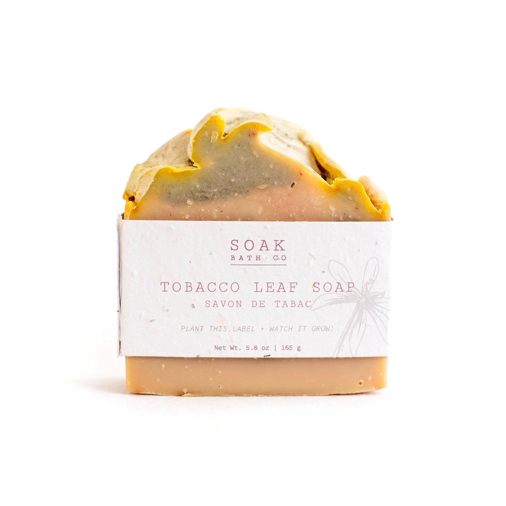 SOAK Bath Co. Soap Bar Body Soap SOAK Bath Co Tobacco Leaf 