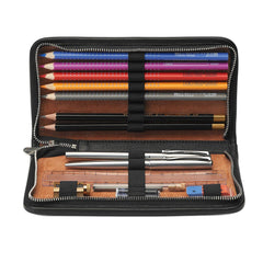Sonnenleder “Novalis” Vegetable Tanned Leather Pen and Pencil Case Pen Case Sonnenleder 