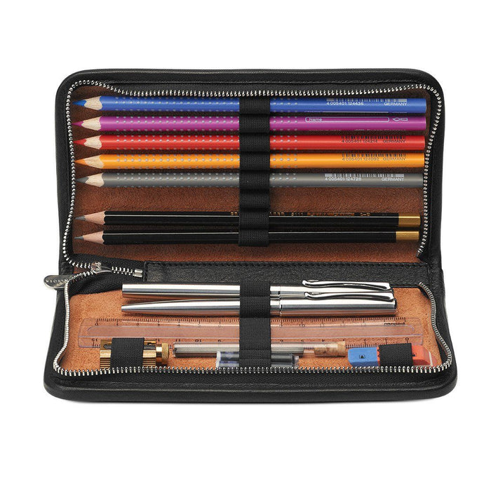 Sonnenleder “Novalis” Vegetable Tanned Leather Pen and Pencil Case Pen Case Sonnenleder 