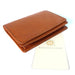 Sonnenleder "Isar" Vegetable Tanned Leather Card Case, Natural Leather Wallet Sonnenleder 