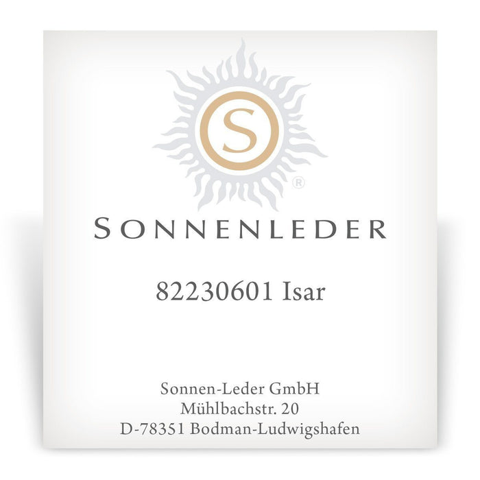 Sonnenleder "Isar" Vegetable Tanned Leather Card Case, Natural Leather Wallet Sonnenleder 