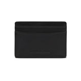 Sonnenleder “Ise” Vegetable Tanned Leather Credit Card Case Leather Wallet Sonnenleder Black 