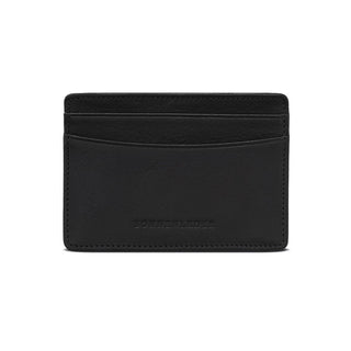 Sonnenleder “Ise” Vegetable Tanned Leather Credit Card Case Leather Wallet Sonnenleder Black 