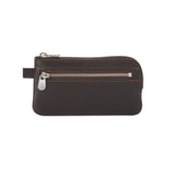 Sonnenleder “Mozart H” Vegetable Tanned Leather Key Case, Small Key Case Sonnenleder Mocha Brown 